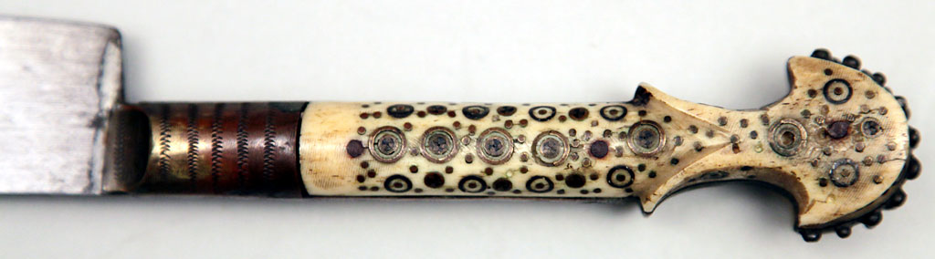 Bosnian Knife with Decorated Bone Hilt