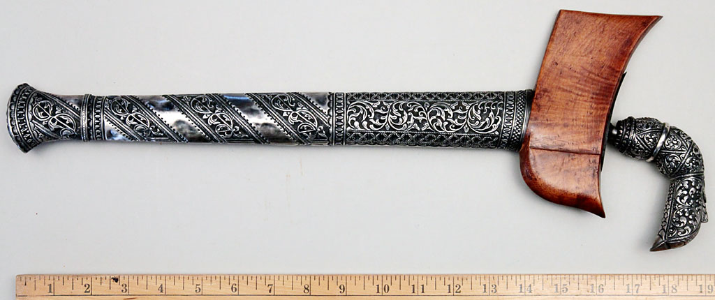 Bugis Keris with Silver Decoration