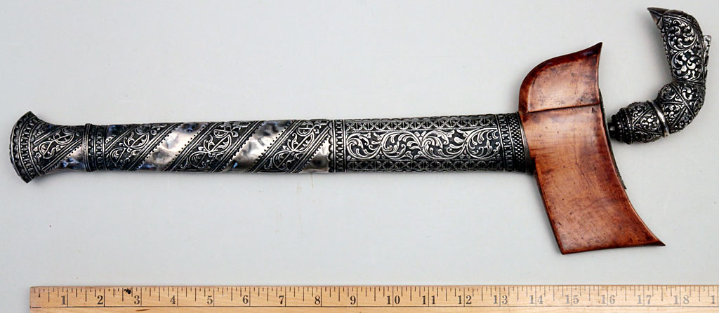 Bugis Keris with Silver Decoration