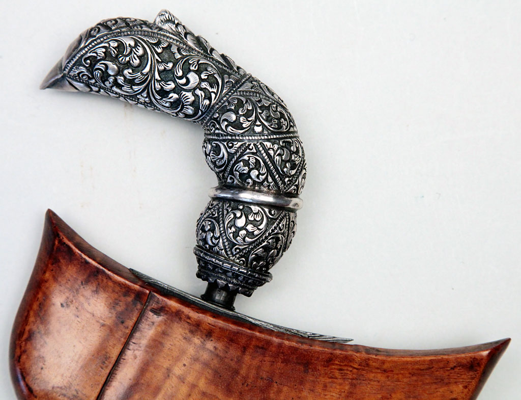 Bugis Keris with Silver Decoration