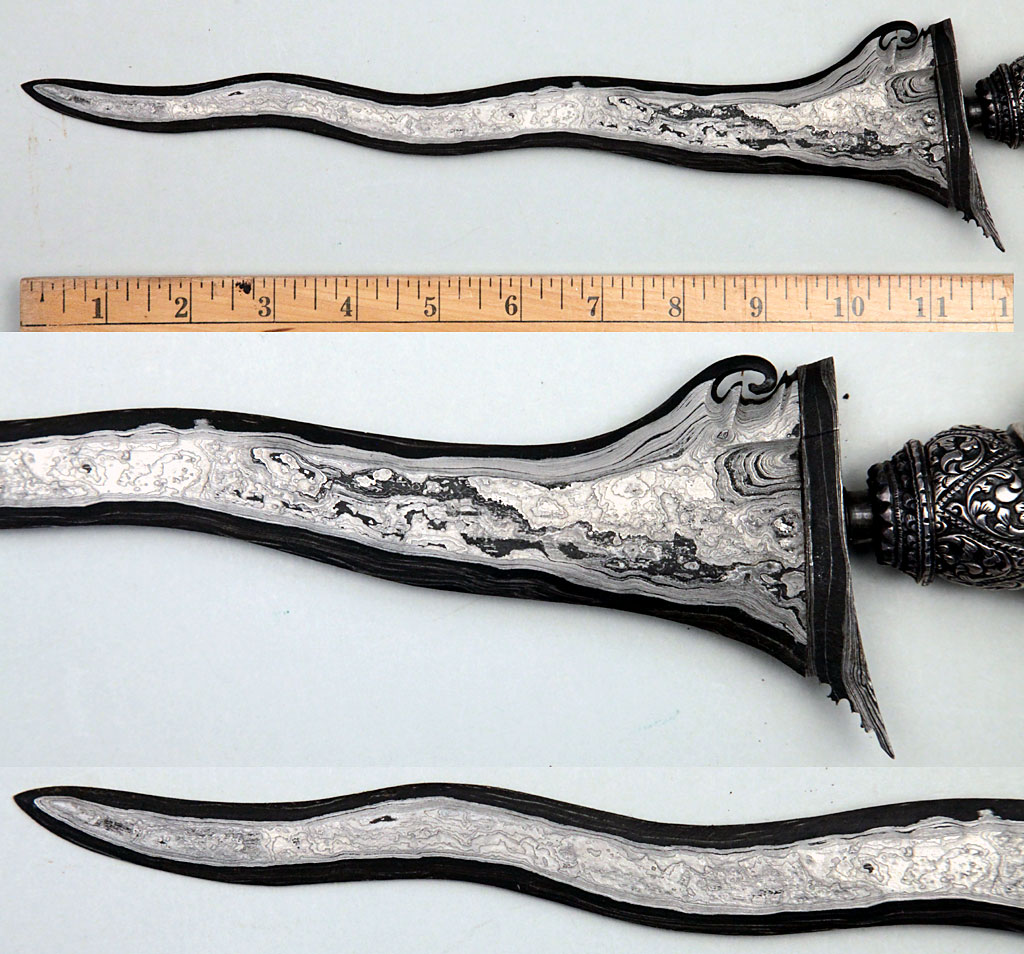 Bugis Keris with Silver Decoration