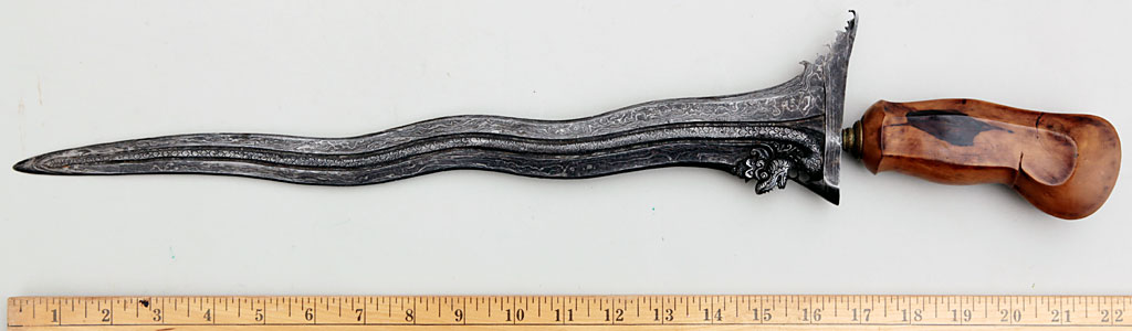 Balinese Naga (Serpent) Keris with Layered Blade