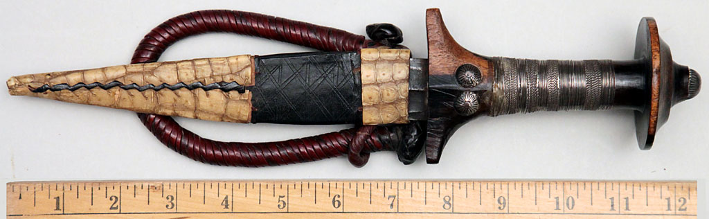 Sudanese Arm Dagger with Silver Decoration