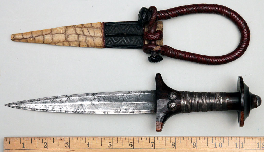 Sudanese Arm Dagger with Silver Decoration