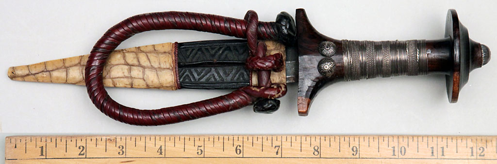 Sudanese Arm Dagger with Silver Decoration