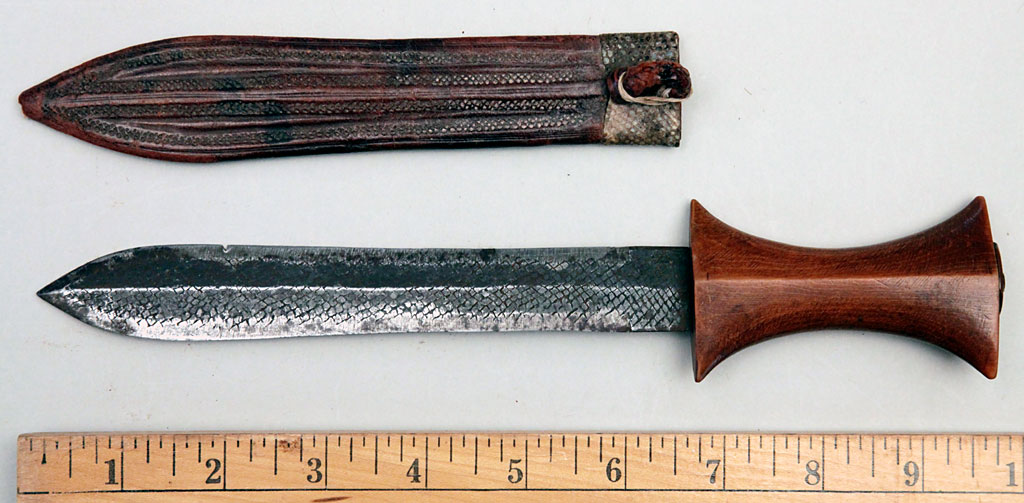 East African Dagger from File with Sheath