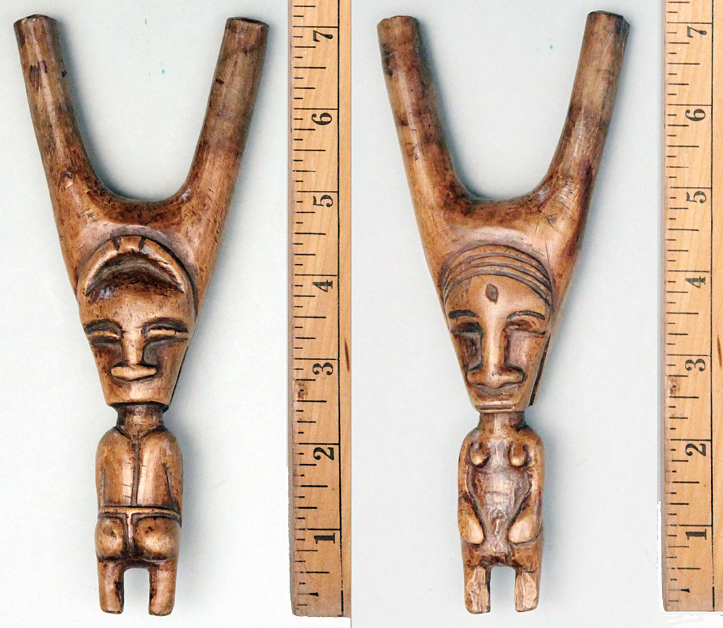 West African Lobi Tribe Figural Slingshot